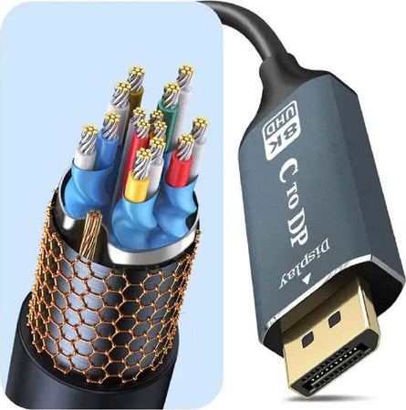 Cavo Video Adattatore Da Type-c A Dp Display Port Ultra Hd 8k 1,8 Mt Tpc-dp8k60 Elettronica/Cellulari e accessori/Accessori/Caricabatterie/Caricabatterie portatile Trade Shop italia - Napoli, Commerciovirtuoso.it