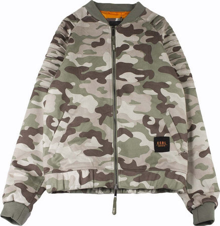 CAYLER-&-SONS-Giubbotto-Uomo-Pleated-Bomber-Mimetico-Marrone-da-uomo