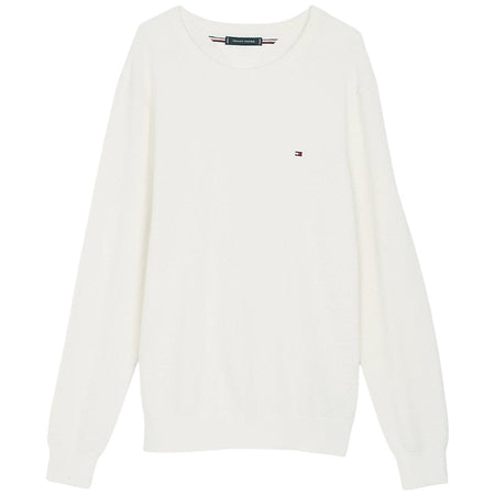 Tommy Hilfiger maglioncino avorio strutturato MW0MW36347Z00 Maglieria Tommy Hilfiger