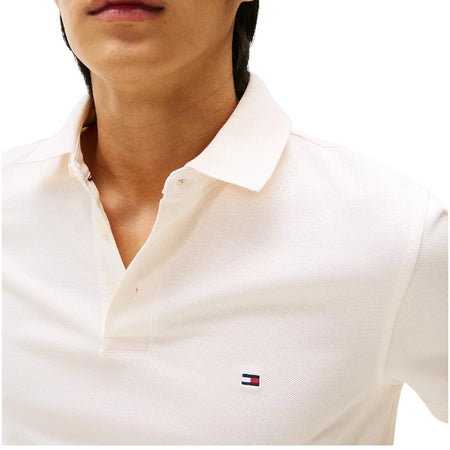 Tommy Hilfiger maglietta polo avorio TH 1985 MW0MW17771Z00 Polo Tommy Hilfiger