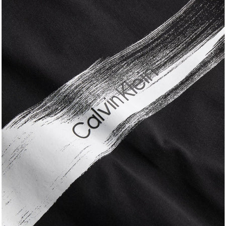 Calvin Klein t-shirt nera brush logo K10K113113 T-shirt Calvin Klein