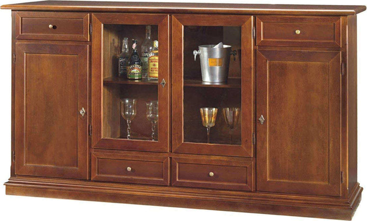 CELESTE---credenza-in-legno-205x49x113-Tinta-noce-Milani-Home