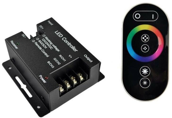 Centralina Telecomando Per Striscia Led Rgb Controller Wireless 12v Each