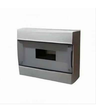 Centralino Da Parete 12 Moduli Ip40 Con Portello Trasparente Fumè Grigio Fg14412