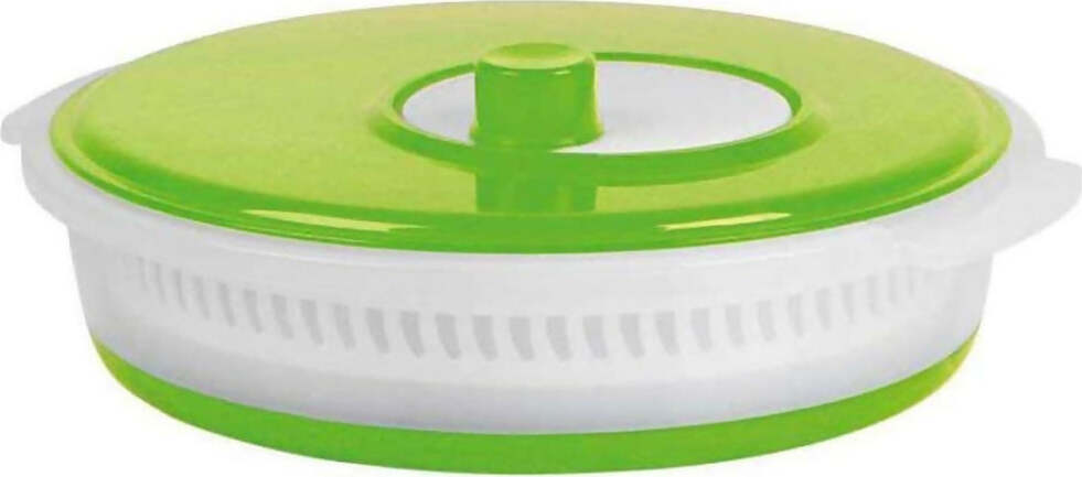 Centrifuga-pieghevole-per-insalata,-colore-lime-e-bianco,-dotata-di-colino-e-ciotola,-con-coperchio-ottima-per-la-famiglia-e-salvaspazio