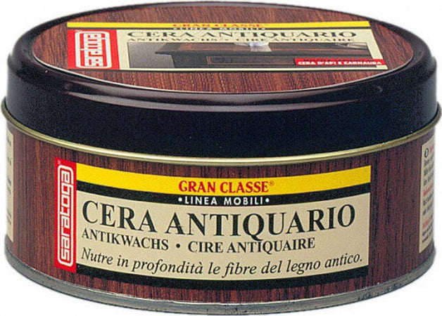 Cera-Antiquario-Vergine-d'api-e-Carnauba-per-legno-antico-200-Ml