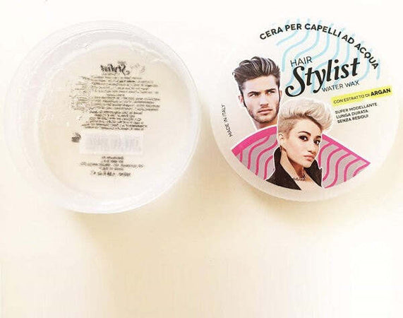 Cera-Capelli-Acqua-Olio-Argan-100ml-Hair-Stylist-Super-Modellante-Lunga-Durata