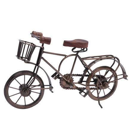 Bicicletta decorativa in metallo decorazione ambienti 20 x 36 cm