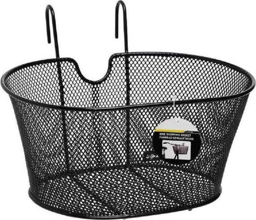 Cestino-Anteriore-Porta-Oggetti-Per-Bicicletta-Universale-In-Metallo-38x30x20cm