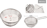 Cestino Cestello Colino Setaccio Rotondo Scola Frittura In Acciaio 23 Cm 50332 Casa e cucina/Utensili da cucina/Colini Trade Shop italia - Napoli, Commerciovirtuoso.it