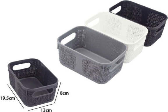 Cestino-Cesto-Porta-Oggetti-Organizer-Rettangolare-Porta-Tutto-Bagno-Casa-79462