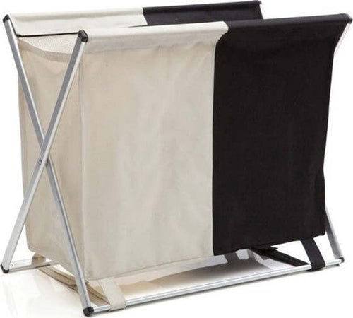Cesto-Contenitore-Porta-Biancheria-Bucato-2-Scomparti-Panni-Sporchi-Bagno