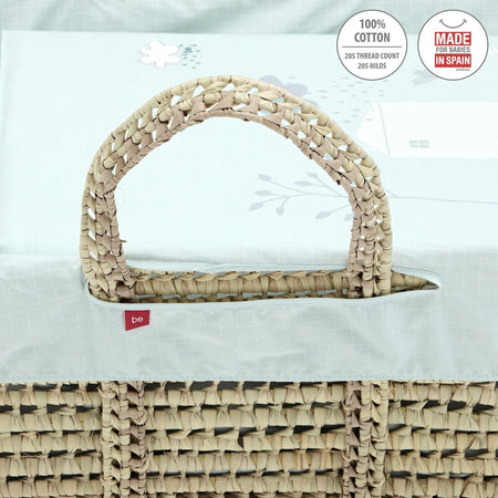 Cesto Di Mosê Une Be Villa Verde 39X80X25 Cm Casa e cucina/Arredamento/Cameretta bambini/Lettini per neonati e bambini/Culle/Culla da trasporto La Casa Del Bebè - Napoli, Commerciovirtuoso.it
