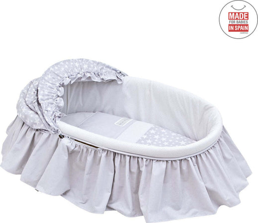 Cestone Con Capotta Une Star Grigio 39X80X25 Cm Casa e cucina/Arredamento/Cameretta bambini/Lettini per neonati e bambini/Culle/Culla da trasporto La Casa Del Bebè - Napoli, Commerciovirtuoso.it