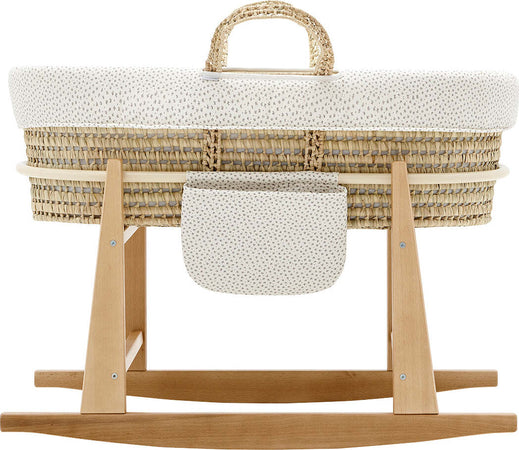 Cestone Mio Cuco+P.CesTaglia  Legno California Rosa/Fiori 49X86X61 Cm Casa e cucina/Arredamento/Cameretta bambini/Lettini per neonati e bambini/Culle basculanti La Casa Del Bebè - Napoli, Commerciovirtuoso.it