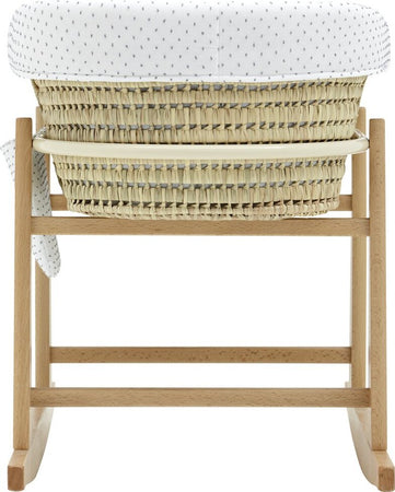 Cestone Mio Cuco+P.CesTaglia  Legno Los Angeles Grigio 49X86X61 Cm Casa e cucina/Arredamento/Cameretta bambini/Lettini per neonati e bambini/Culle basculanti La Casa Del Bebè - Napoli, Commerciovirtuoso.it