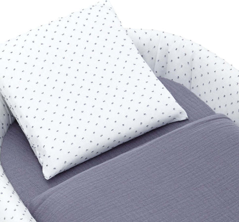 Cestone Mio Cuco+P.CesTaglia  Legno Los Angeles Grigio 49X86X61 Cm Casa e cucina/Arredamento/Cameretta bambini/Lettini per neonati e bambini/Culle basculanti La Casa Del Bebè - Napoli, Commerciovirtuoso.it