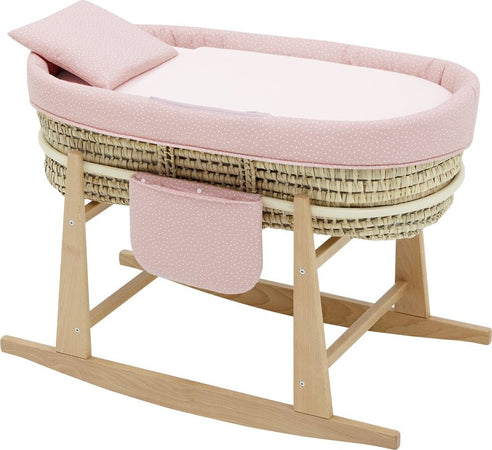 Cestone Mio Cuco+P.CesTaglia  Legno San Francisco Rosa 49X86X61 Cm Casa e cucina/Arredamento/Cameretta bambini/Lettini per neonati e bambini/Culle basculanti La Casa Del Bebè - Napoli, Commerciovirtuoso.it