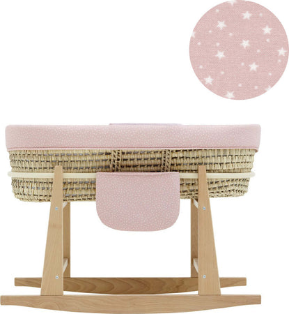 Cestone Mio Cuco+P.CesTaglia  Legno San Francisco Rosa 49X86X61 Cm Casa e cucina/Arredamento/Cameretta bambini/Lettini per neonati e bambini/Culle basculanti La Casa Del Bebè - Napoli, Commerciovirtuoso.it