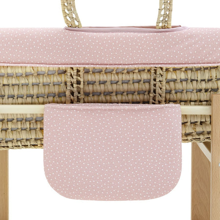 Cestone Mio Cuco+P.CesTaglia  Legno San Francisco Rosa 49X86X61 Cm Casa e cucina/Arredamento/Cameretta bambini/Lettini per neonati e bambini/Culle basculanti La Casa Del Bebè - Napoli, Commerciovirtuoso.it