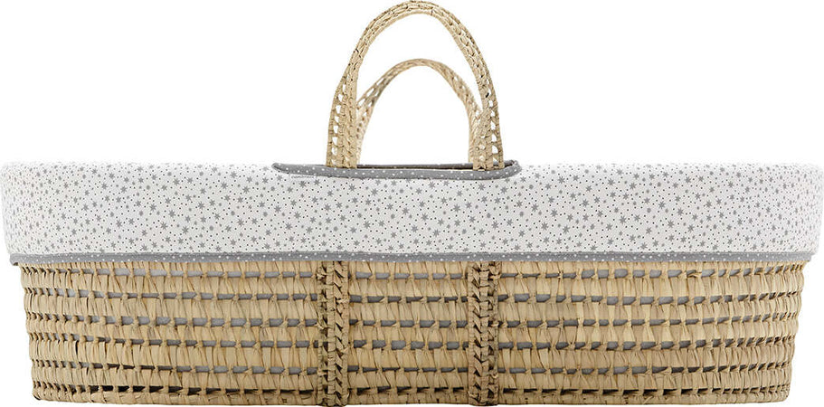 Cestone Palma Foderato Une Forest Grigio 39X80X25 Cm Casa e cucina/Arredamento/Cameretta bambini/Lettini per neonati e bambini/Culle/Culla da trasporto La Casa Del Bebè - Napoli, Commerciovirtuoso.it