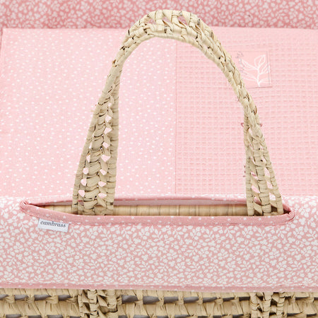 Cestone Palma Foderato Une Forest Rosa 39X80X25 Cm Casa e cucina/Arredamento/Cameretta bambini/Lettini per neonati e bambini/Culle/Culla da trasporto La Casa Del Bebè - Napoli, Commerciovirtuoso.it