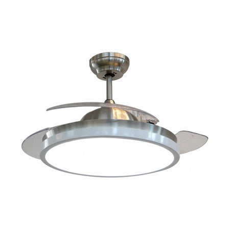 Ventilatore a motore con pale a scomparsa da soffitto