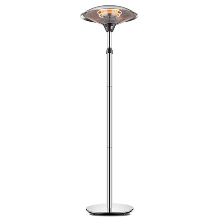 Fungo Elettrico con Resistenza in Fibra di Carbonio Potenza 1000-2000W Altezza 190-210cm Calore Istantaneo Basso Consumo e Spegnimento Automatico