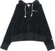 CHAMPION-Felpa-Cappuccio-Donna-Hooded-Sweatshirt-Black-da-donna