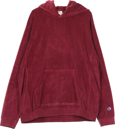 CHAMPION-Felpa-Cappuccio-Uomo-Hooded-Sweatshirt-Burgundy-da-uomo