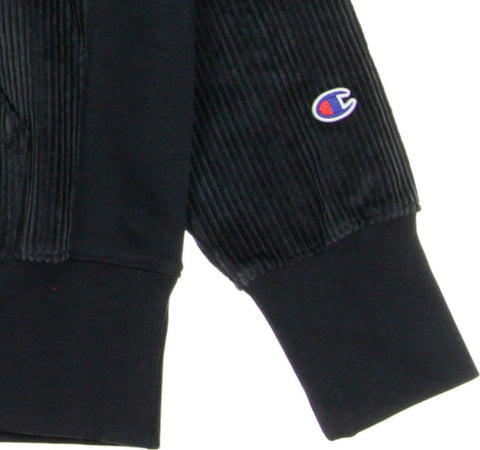 CHAMPION-Felpa-Cappuccio-Uomo-Hooded-Sweatshirt-Navy-da-uomo