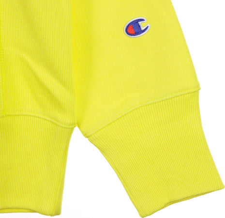 CHAMPION-Felpa-Cappuccio-Uomo-Hooded-Sweatshirt-Yellow-da-uomo