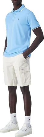 Champion-Legacy-Polo-Gallery-Light-Cotton-piqué-C-Logo,-Nero,-Uomo