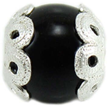 Charm in argento su coccu per bracciale base Filu & Trama