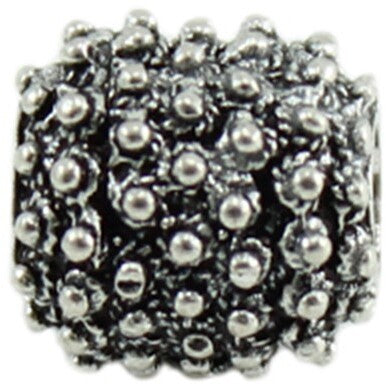 Charm mora filigranata in argento brunito per bracciale base Filu & Trama