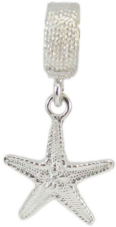Charm stella marina in argento per bracciale base Filu & Trama