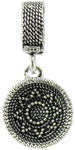 Charm pendente cestino sardo in argento brunito Filu & Trama