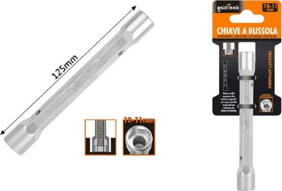 Chiave-A-Bussola-Tubo-Esagonale-Da-125-Mm-Doppie-Bocche-Esagonali-10-11-Mm-97549