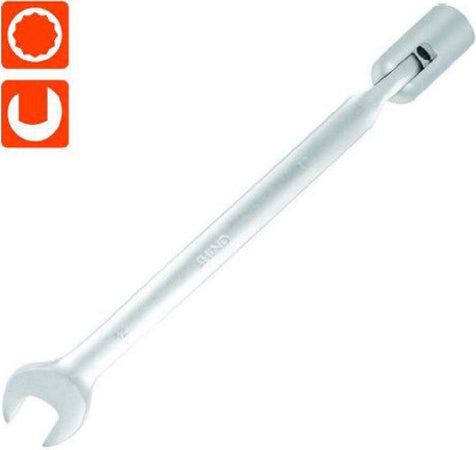 Chiave Combinata 12mm Fissa E A Bussola Poligonale Con Snodo Cromo Vanadio 97560 Fai da te/Utensili elettrici e a mano/Utensili a mano/Chiavi e chiavi inglesi/Chiavi combinate Trade Shop italia - Napoli, Commerciovirtuoso.it