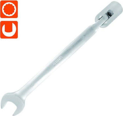 Chiave Combinata 16mm Fissa E A Bussola Poligonale Con Snodo Cromo Vanadio 97564 Fai da te/Utensili elettrici e a mano/Utensili a mano/Chiavi e chiavi inglesi/Chiavi combinate Trade Shop italia - Napoli, Commerciovirtuoso.it