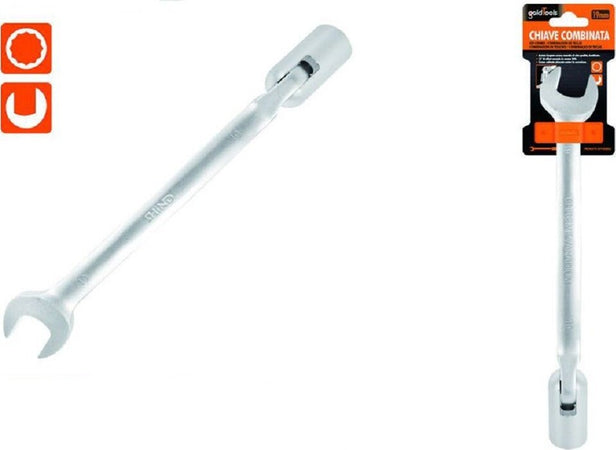 Chiave Combinata 19mm Fissa E A Bussola Poligonale Con Snodo Cromo Vanadio 97567 Fai da te/Utensili elettrici e a mano/Utensili a mano/Chiavi e chiavi inglesi/Chiavi combinate Trade Shop italia - Napoli, Commerciovirtuoso.it