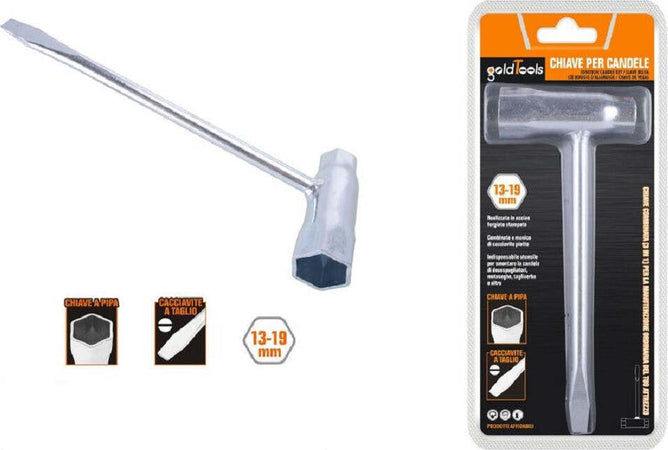 Chiave Combinata Per Candele A Pipa 13-19 Mm Cacciavite A Taglio Motoseghe 57257 Fai da te/Utensili elettrici e a mano/Utensili a mano/Chiavi e chiavi inglesi/Chiavi a tubo Trade Shop italia - Napoli, Commerciovirtuoso.it