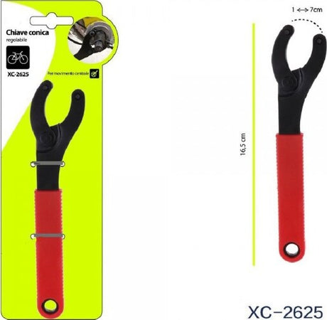 Chiave-Conica-Regolabile-Per-Movimento-Centrale-Bici-Strumenti-Riparazione-Xc-2625