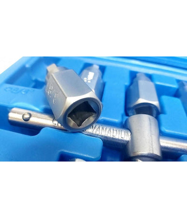 Chiave Del Carter Quadrato Ed Esagonale Set 12 Pezzi Chiavi Universali A Bussola