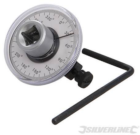 Chiave dinamometrica Attacco 1/2" moto auto coppia angolare officina 0-360°
