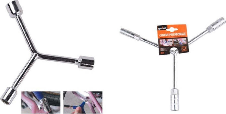 Chiave Poligonale Grande A Y Bussole Esagonali 10-12-14mm Bici Ferramenta 91597 Fai da te/Utensili elettrici e a mano/Utensili a mano/Chiavi e chiavi inglesi/Chiavi a bussola Trade Shop italia - Napoli, Commerciovirtuoso.it