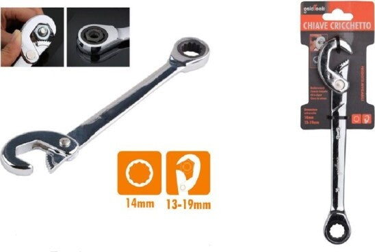Chiave-Universale-13-19mm-Cricchetto-A-Testa-Poligonale-Anello-14mm-Pinza-91747