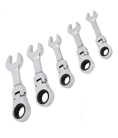 Chiavi Combinate A Cricchetto Nane Set Da 5 Pezzi 10 12 13 17 19 Mm Art. 04384