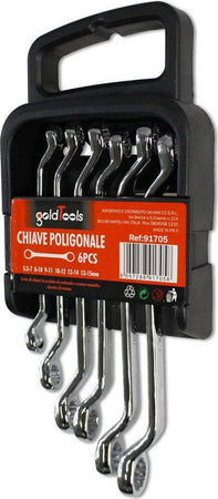 Chiavi Poligonali A Doppia Testa Curva 6 Pz Chiave Lunga In Cromo Vanadio 91705 Casa, arredamento e bricolage > Bricolage e fai da te > Utensili Manuali > Chiavi da Lavoro Trade Shop italia - Napoli, Commerciovirtuoso.it
