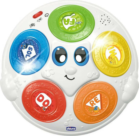 Chicco - Gioco Donatello Il Tamburello, Tamburo Armonico Educativo, Pulsanti Luminosi Con Canzoni, 2 Modalità Di Gioco, Giochi Musicali Per Bambini 6-36 Mesi Giochi e giocattoli/Giochi educativi e scientifici/Elettronica Sanitaria Gioia del Bimbo - Villa San Giovanni, Commerciovirtuoso.it